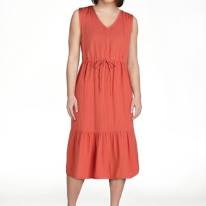 Time & tru Orange Dress